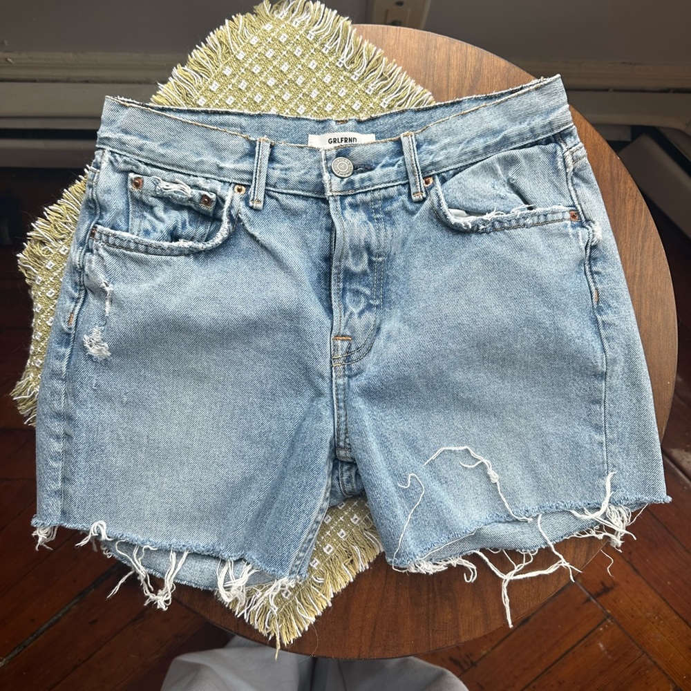 Grlfrnd denim cut offs